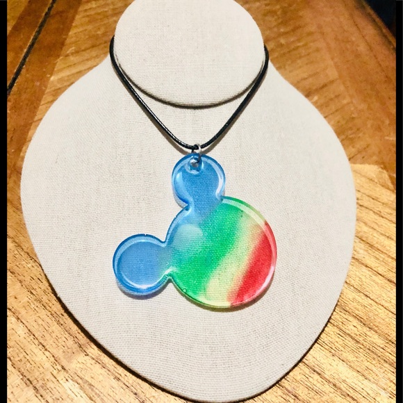 Handmade Autism Awareness colored pendant - Picture 13 of 14